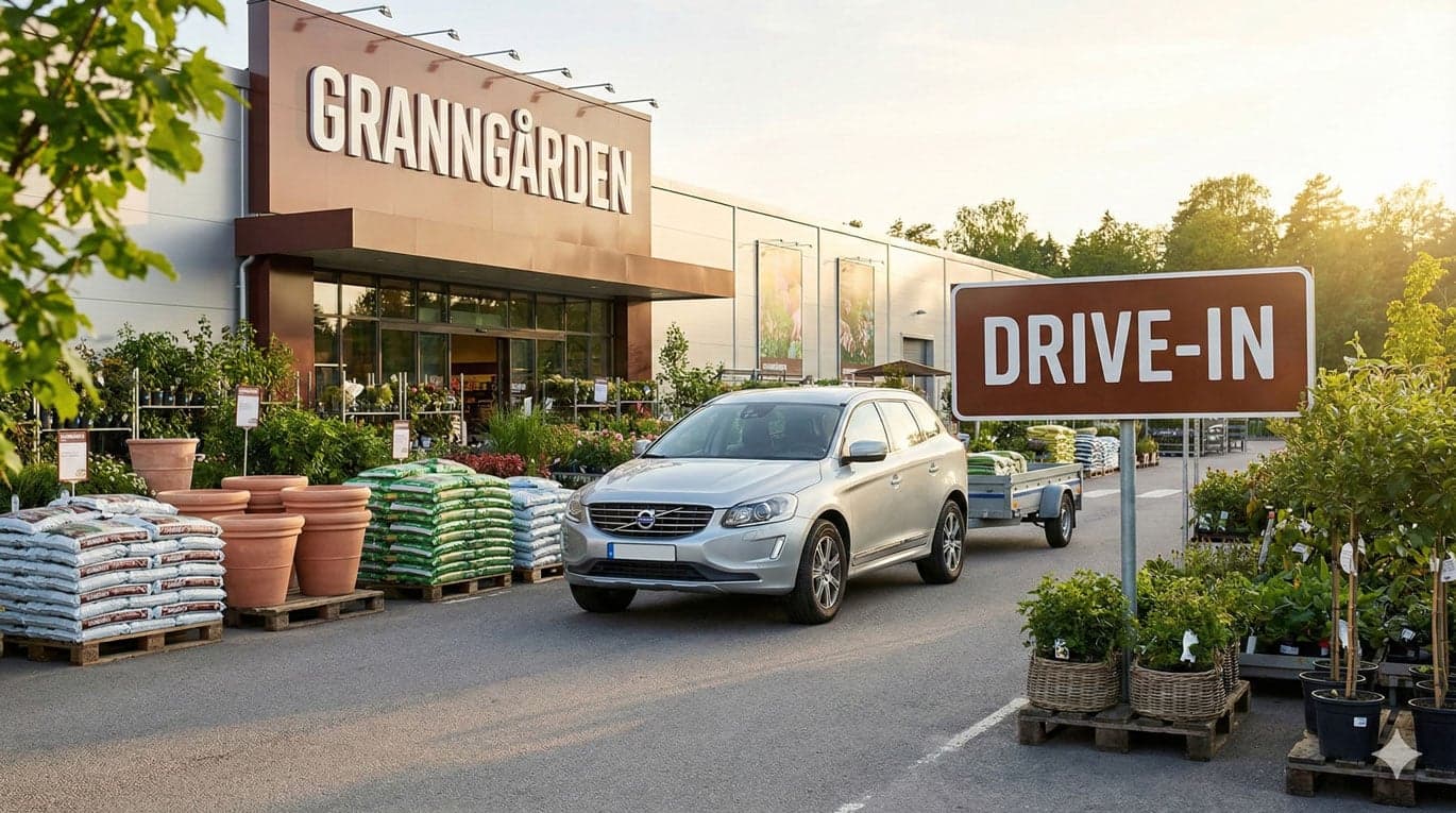 Drive-in hos Granngårdens butiker
