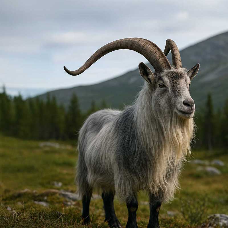 lappget mot naturbakgrund