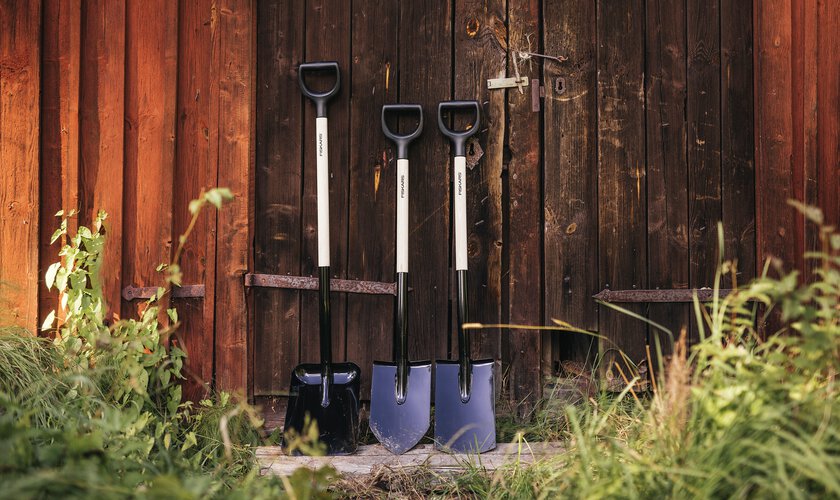 Trädgårdsspadar från Fiskars